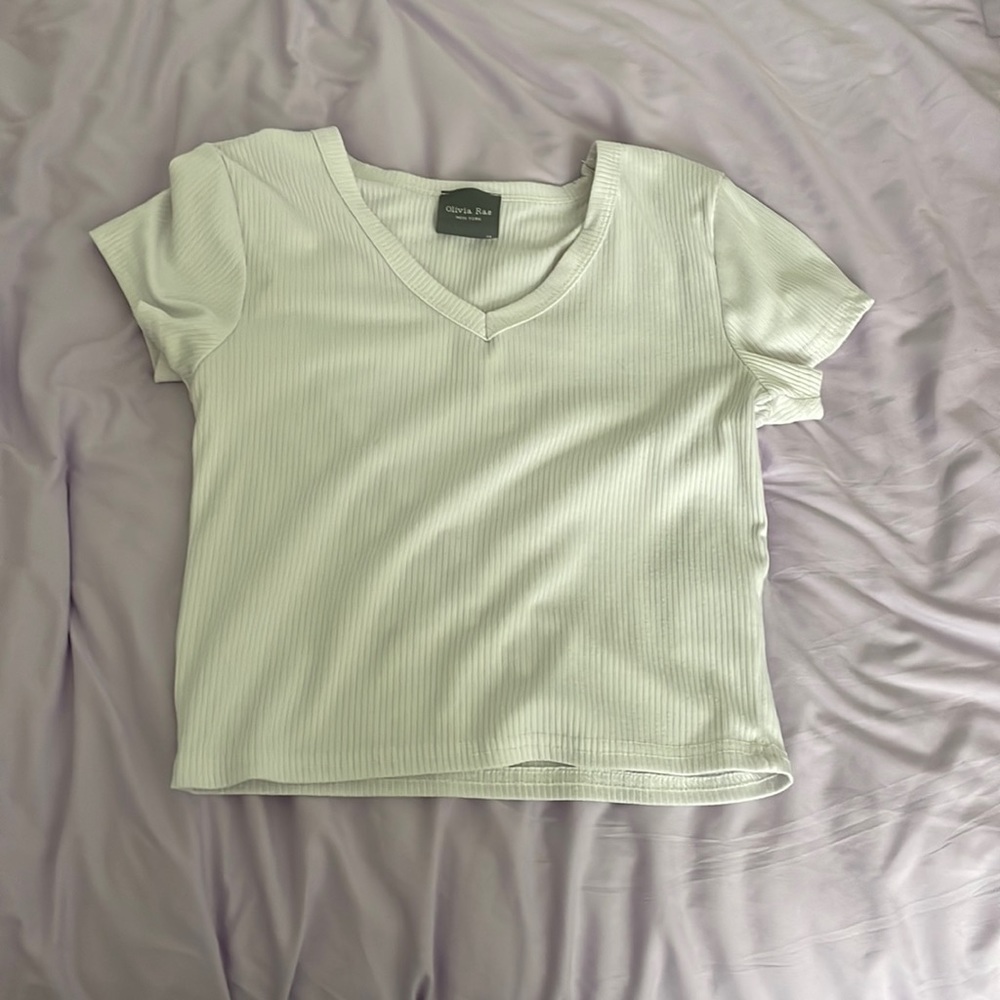 Olivia rae XS white top